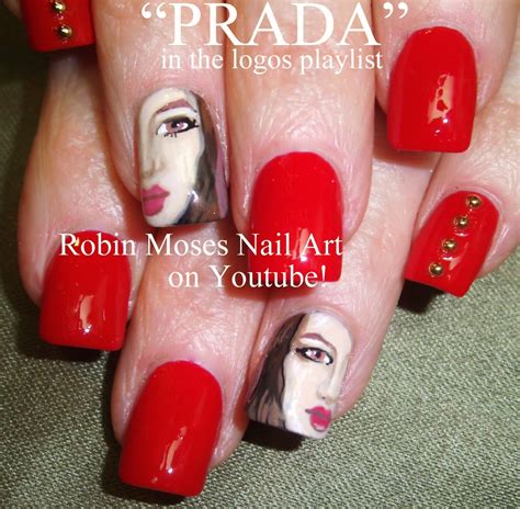 Prada Nail Art .